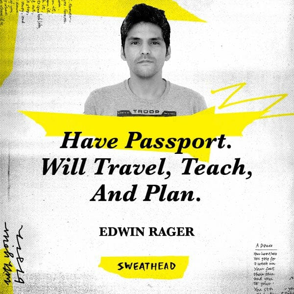 Have Passport. Will Travel, Teach, And Plan. - Edwin Rager, Strategist